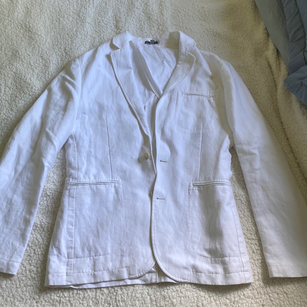 Men’s white suit jacket XS